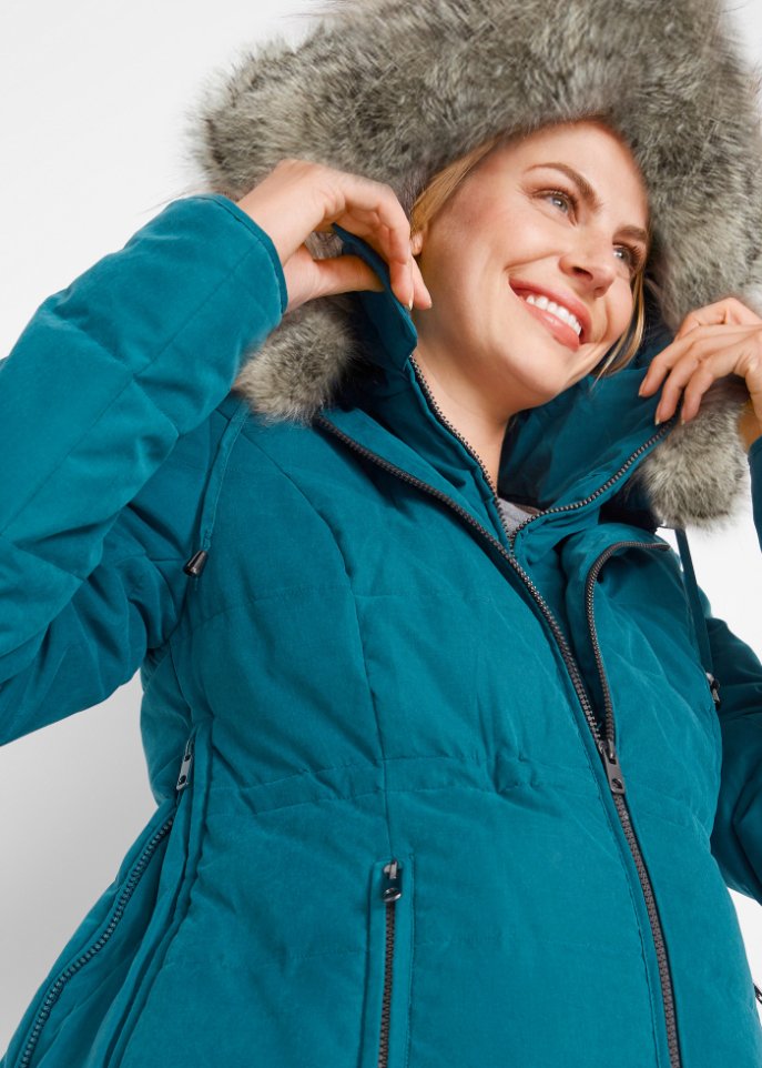 Umstandsjacke/Tragejacke, gesteppt