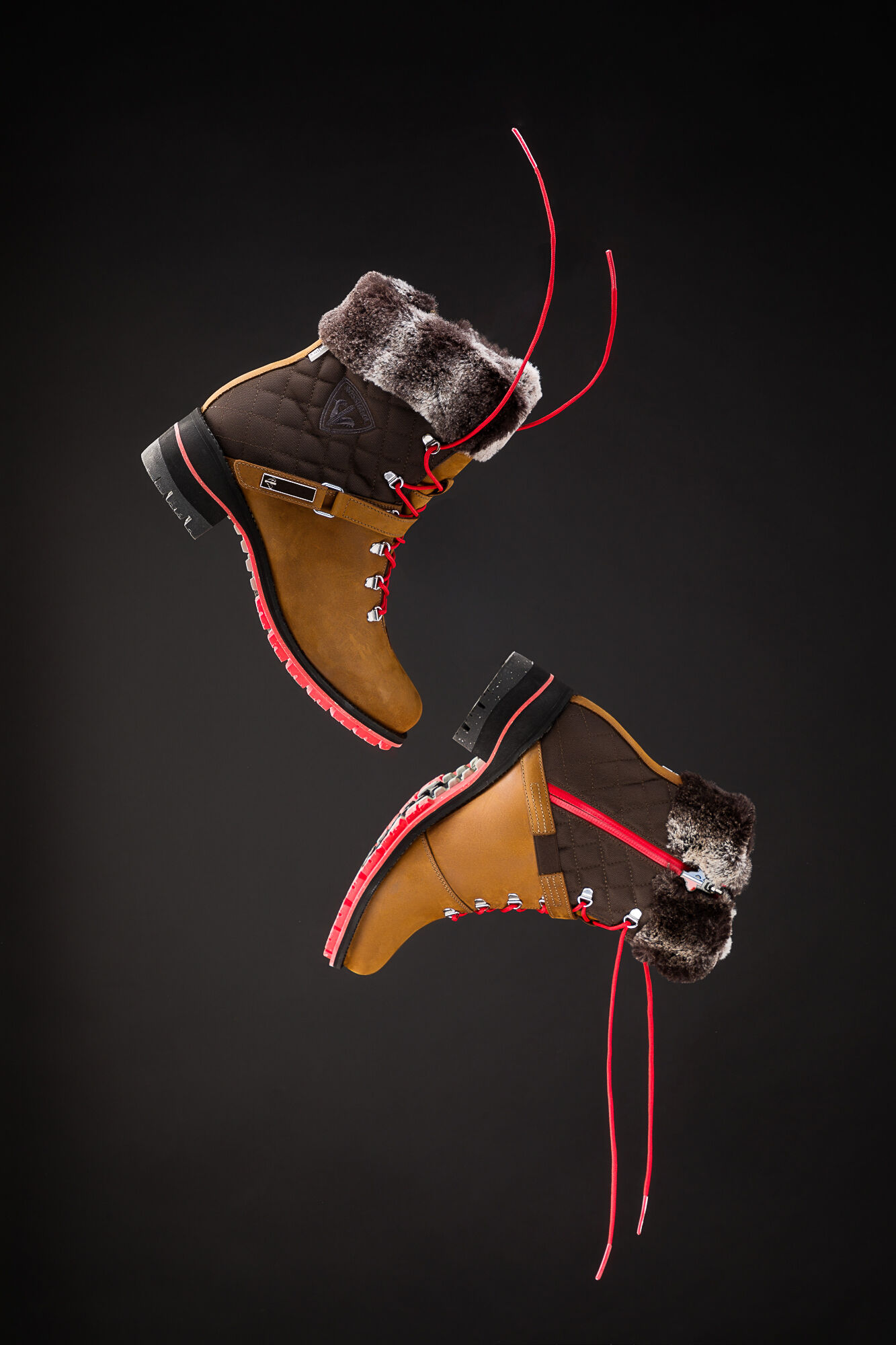 Bottes 1907 Megève en Nubuck Camel Femme