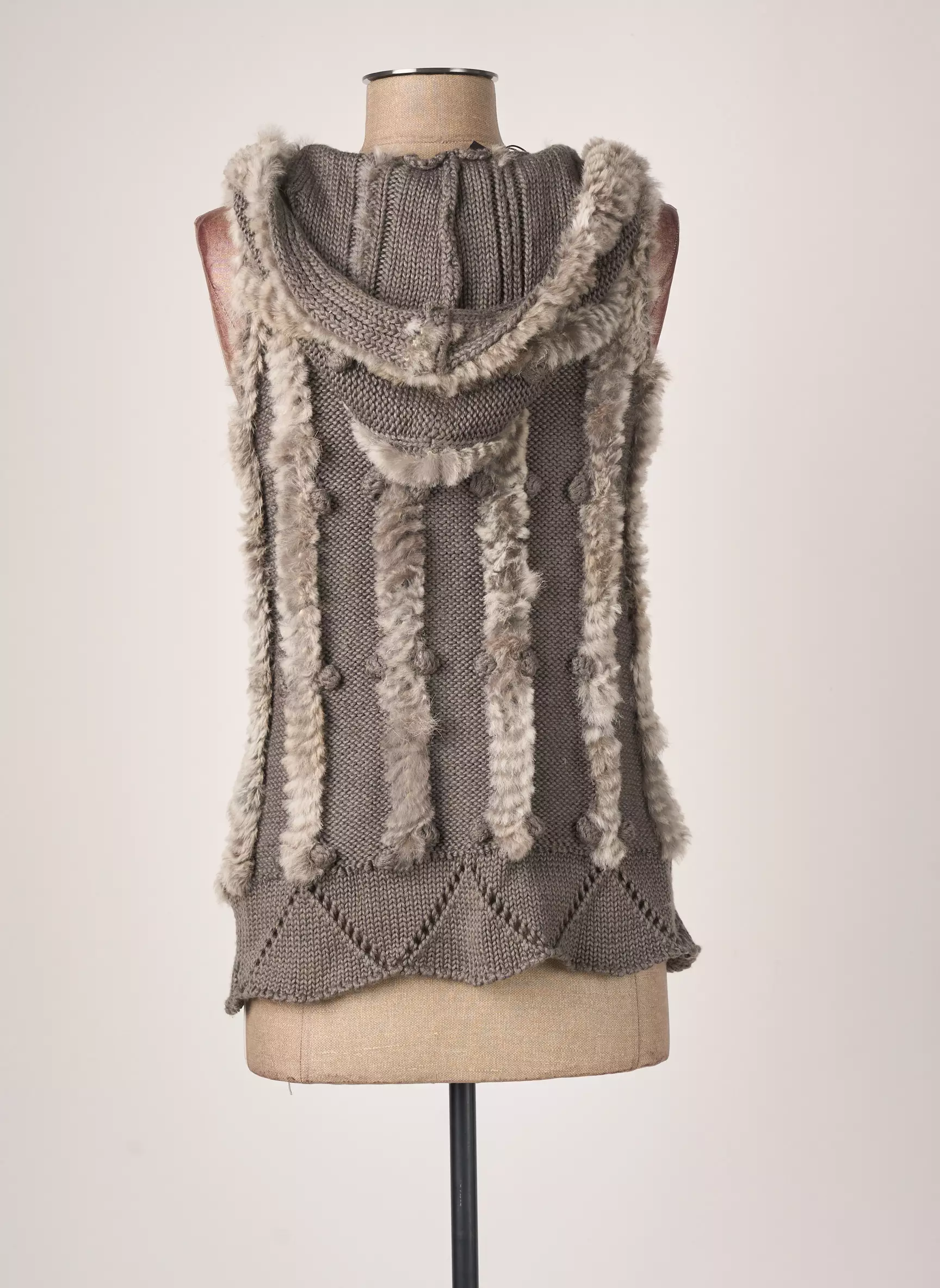 Le Phare De La Baleine Gilet Femme couleur gris