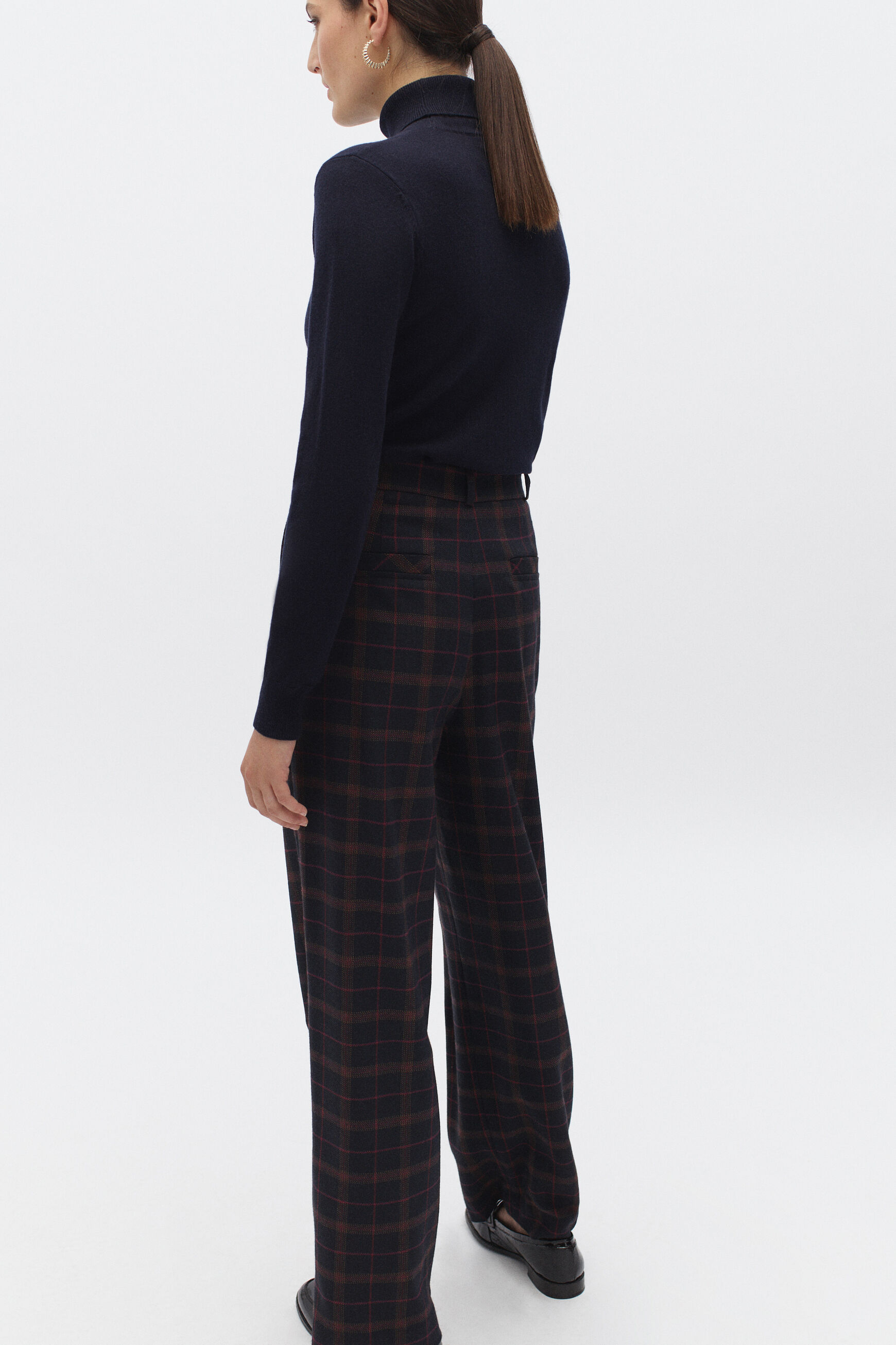 pantalon william bleu marine femme