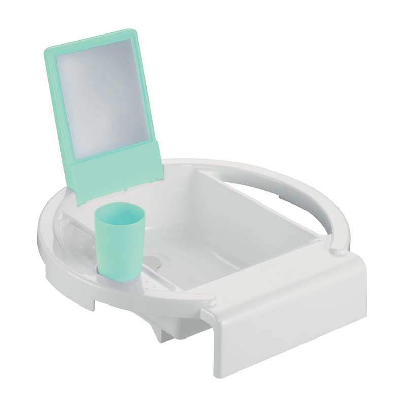 Lavabo d'apprentissage blanc et vert Oxybul