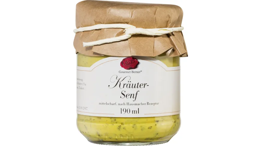 Gourmet Berner Kräutersenf 190 ml