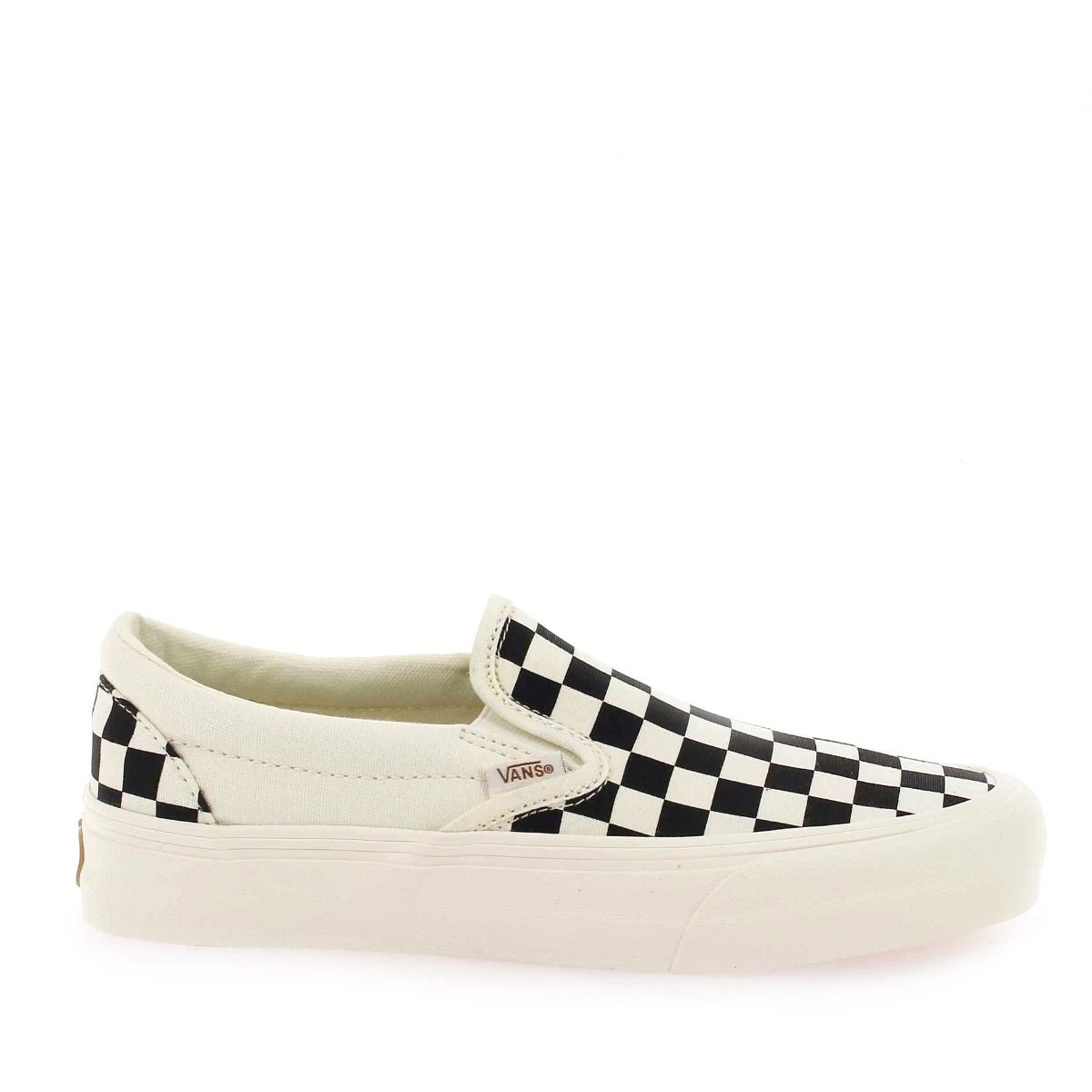 Vans  SLIP-ON VR3 CHECKERBOARD - Blanc Noir