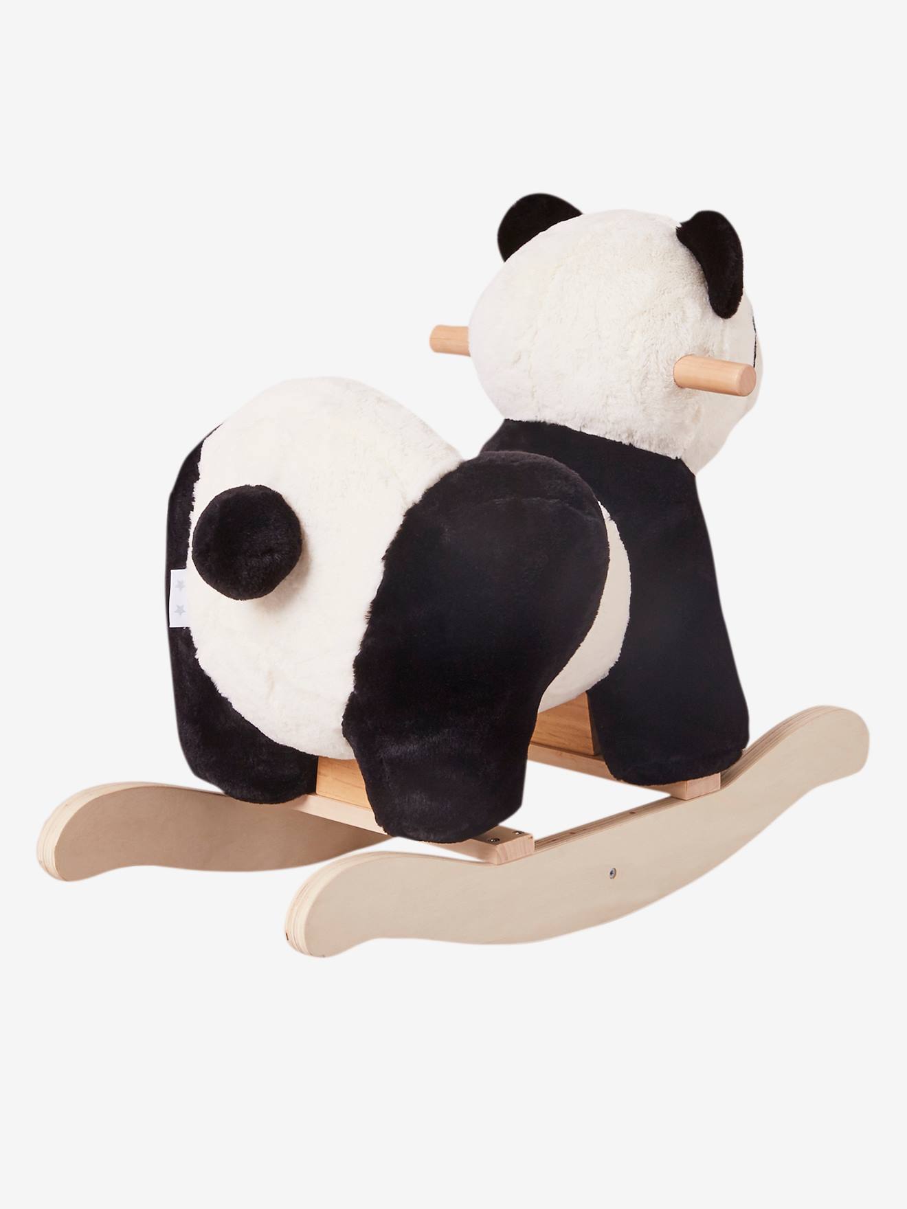 Panda à bascule bébé en bois FSC® blanc