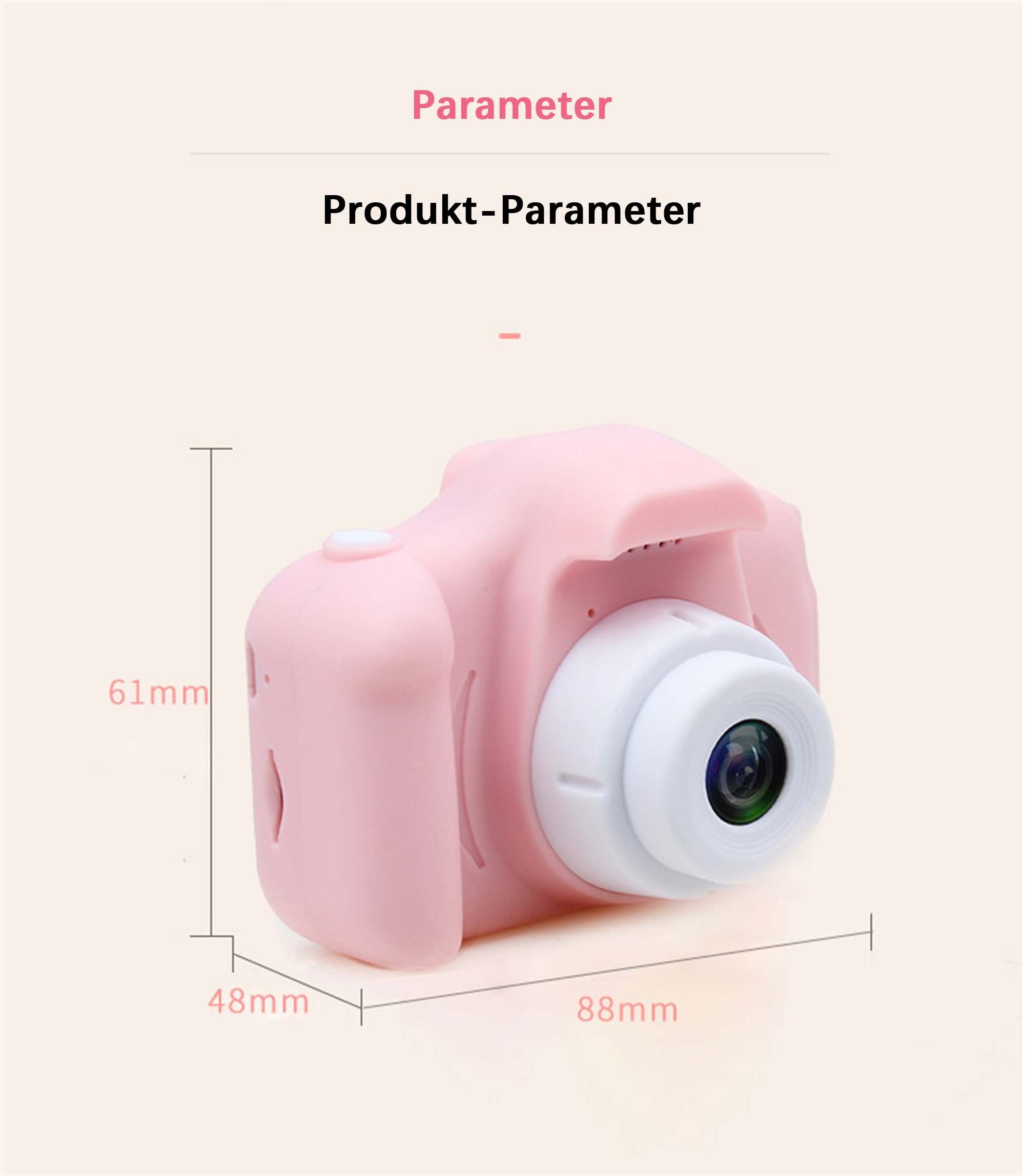 Yoyaxi Mini-Digitalkamera für Kinder Sofortbildkamera (inkl. Geeignet für Kinder von 3-12 Jahren, Schutzauslegung des Rumpfes, 800W HD-Pixel, intelligenter Fokus ohne eine Taste, aufrüstbare Videoaufnahmefunktion)