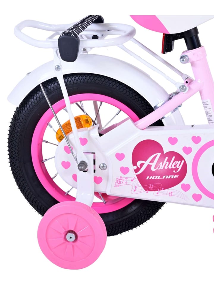 Volare Kinderfahrrad Ashley Fahrrad für Mädchen 12 Zoll Kinderrad in Rosa 3 Jahre günstig kaufen onesize