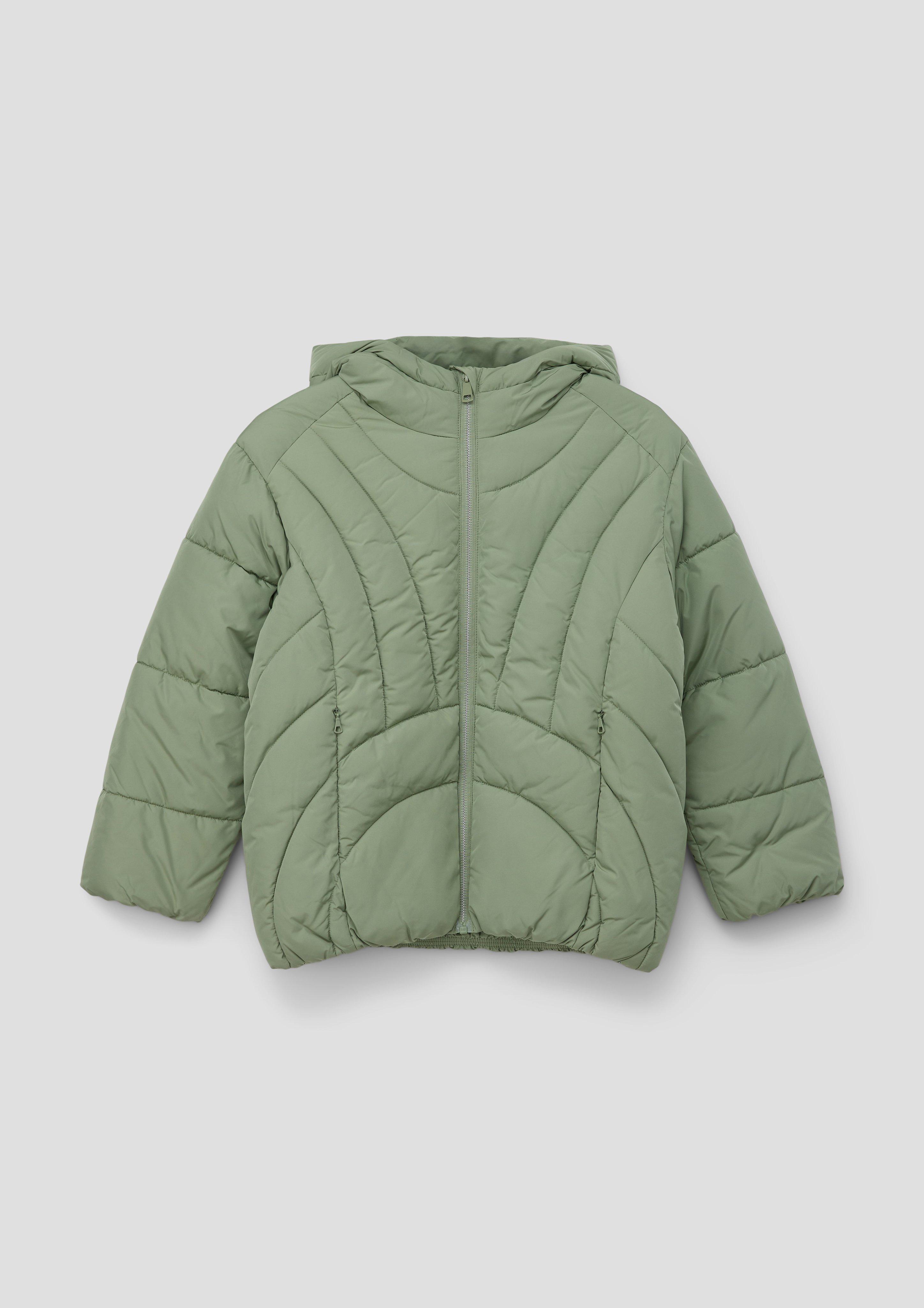 Oversized Steppjacke mit Reißverschlusstaschen  2132217-7370