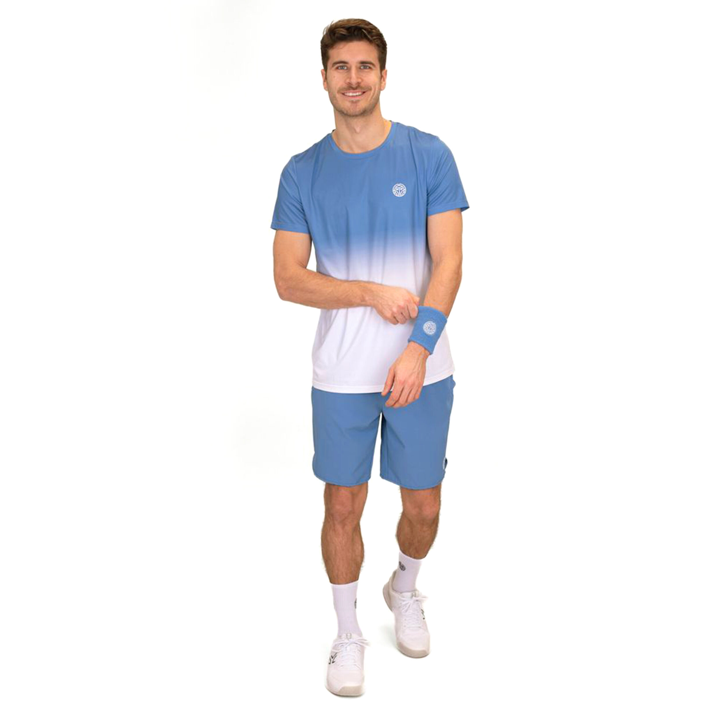 Crew Gradiant T-Shirt Herren - Blau, Weiß