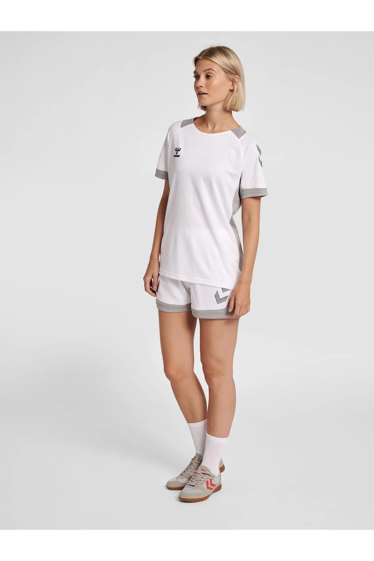 hummel  Kurze Sporthose - Weiß - Mittlerer Bund