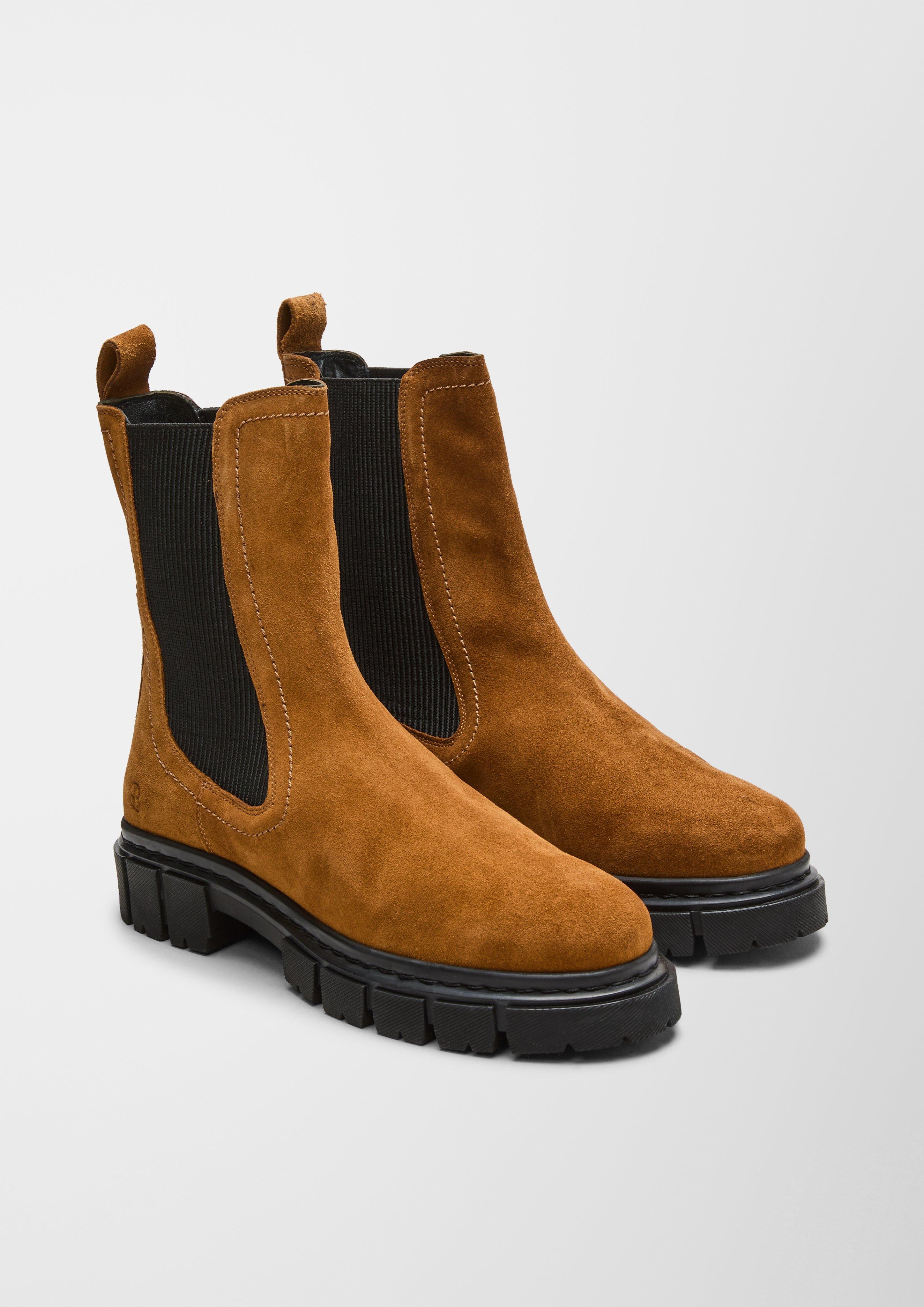 Stiefel aus Veloursleder  6006576-305