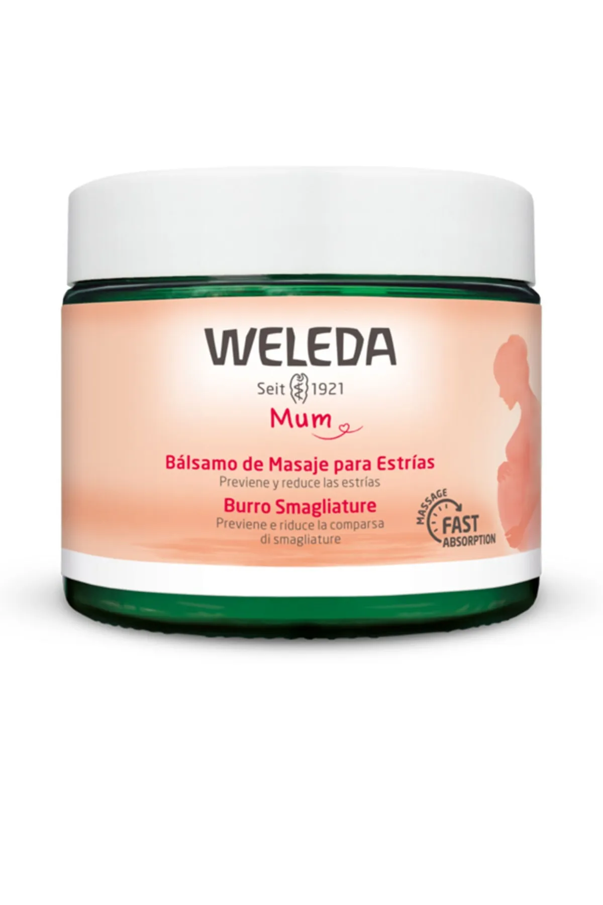 Weleda  Mum Massagebalsam für Schwangere Weleda 150 ml