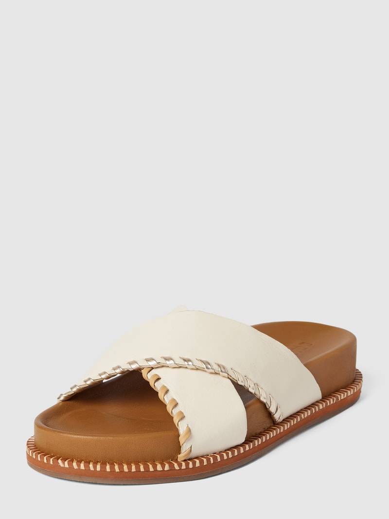 Sandalen mit Animal-print in sand