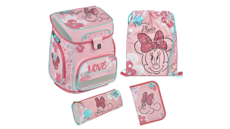 Scooli Minnie Mouse EasyFit Schulranzen-Set 5teilig