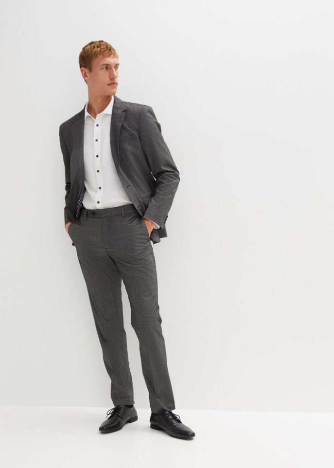 Anzug (2-tlg.Set): Sakko und Hose, Slim Fit