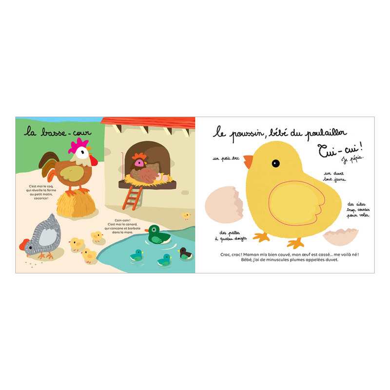 Livre Les animaux de la ferme - Milan Jeunesse
