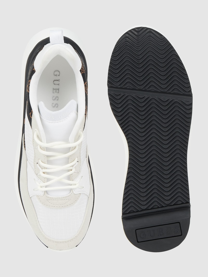 Sneaker mit Logo-Details in weiß