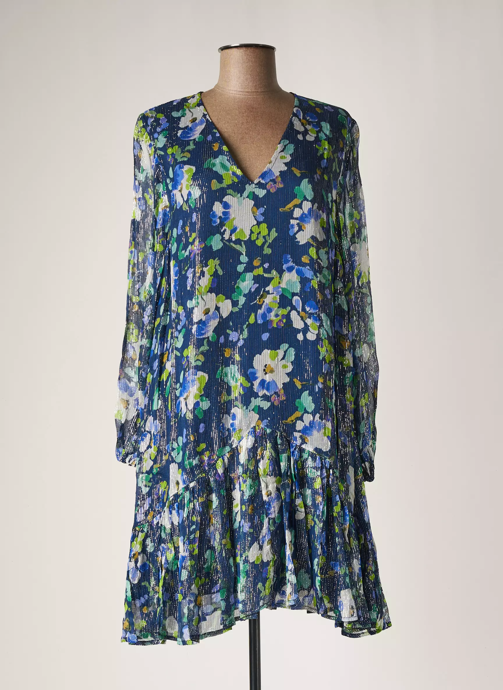 Essentiel Antwerp Robes Courtes Femme couleur bleu