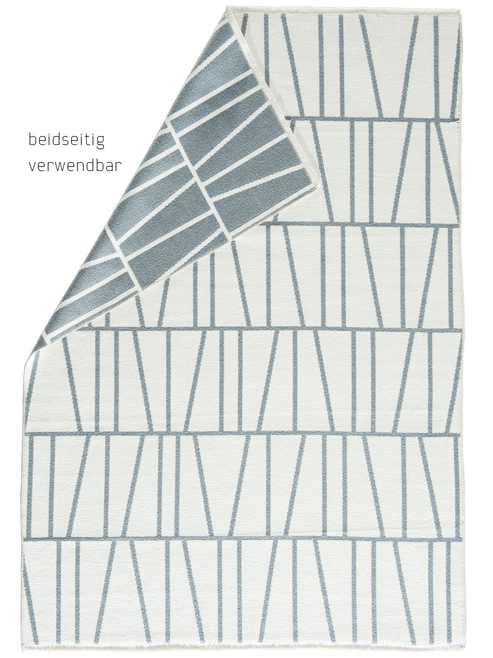 Hedda Moderner Teppich, Creme/grau