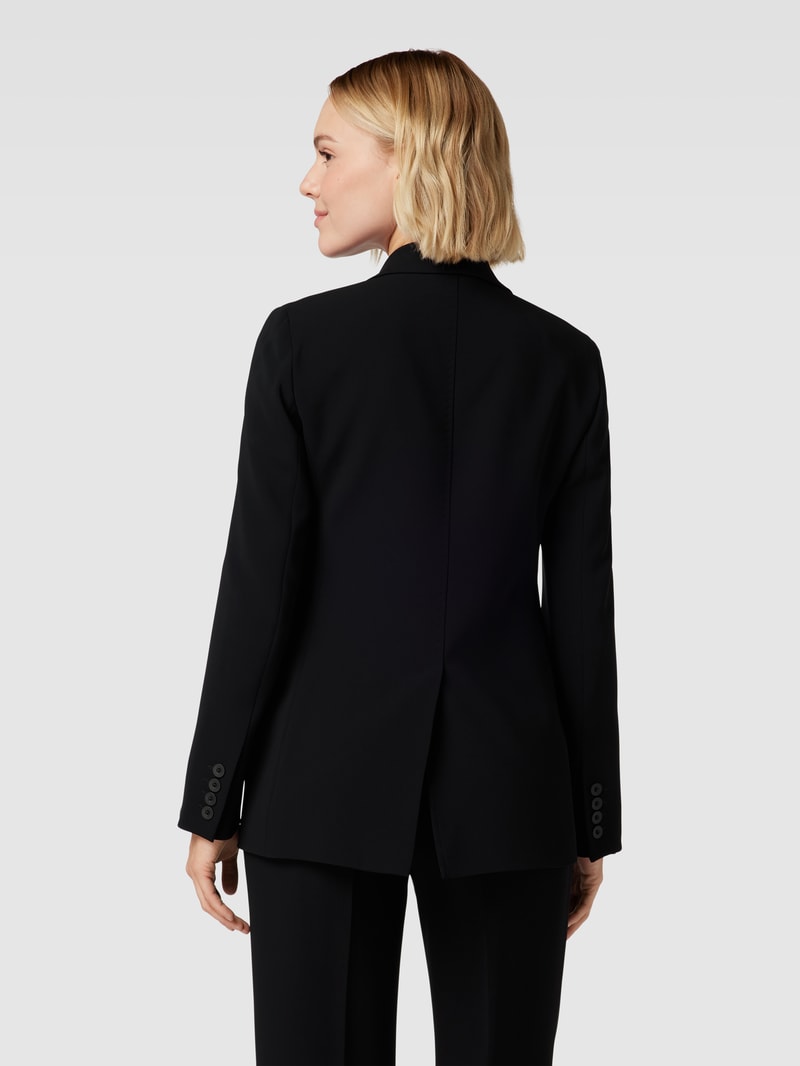 Blazer mit Pattentaschen Modell 'LINZ' in schwarz