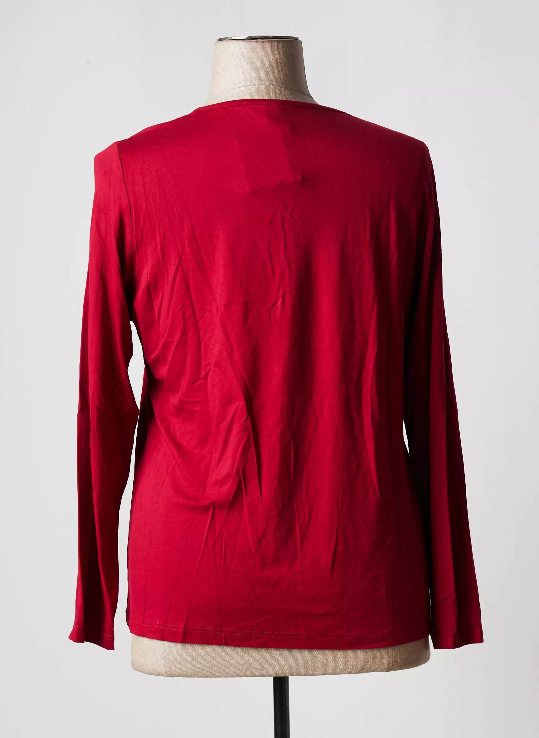Pause Cafe Tops Femme couleur rouge