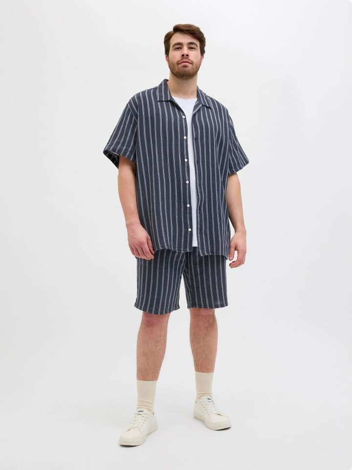 JACK & JONES PLUS Shorts in Sky Captain günstig kaufen