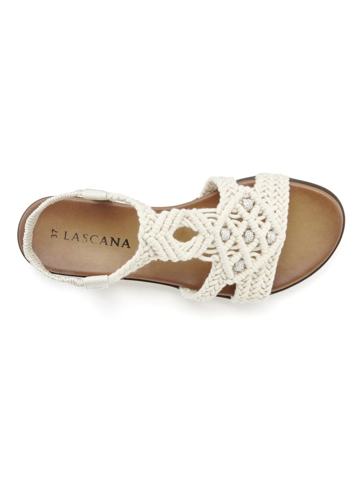LASCANA Sandale in creme günstig kaufen
