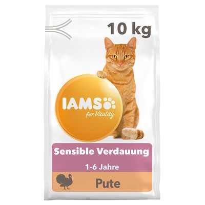 IAMS for Vitality Sensitive Digestion Adult & Senior mit Truthahn