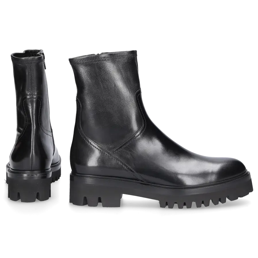 Truman's - Klassische Stiefeletten 7644 Nappaleder - schwarz