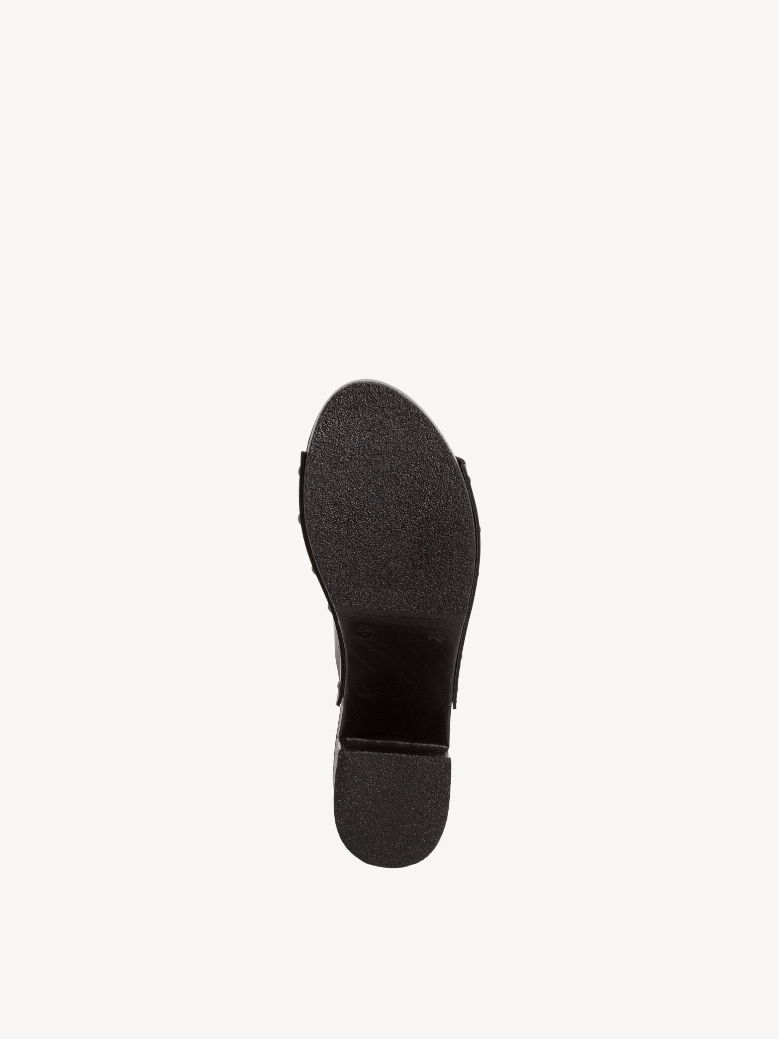 Mule en cuir - noir