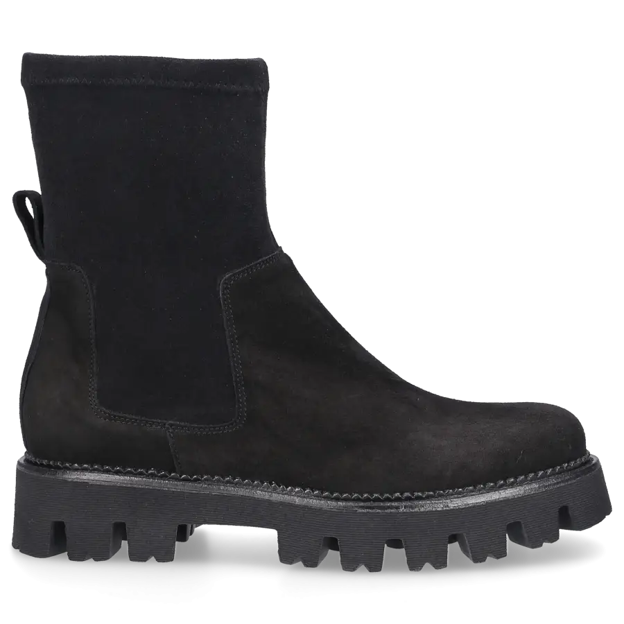 EN AVANT - Stiefeletten C102 Veloursleder - schwarz
