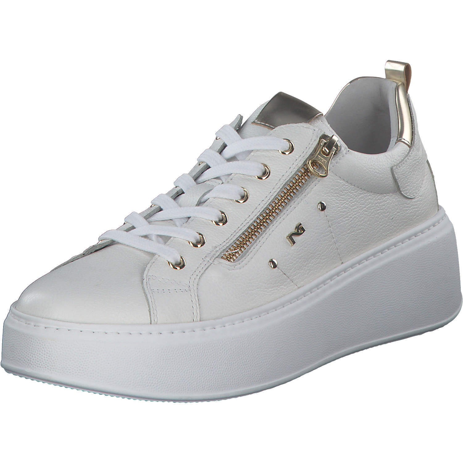 NeroGiardini E306541D, Schnürschuhe, Damen, bianco/platino