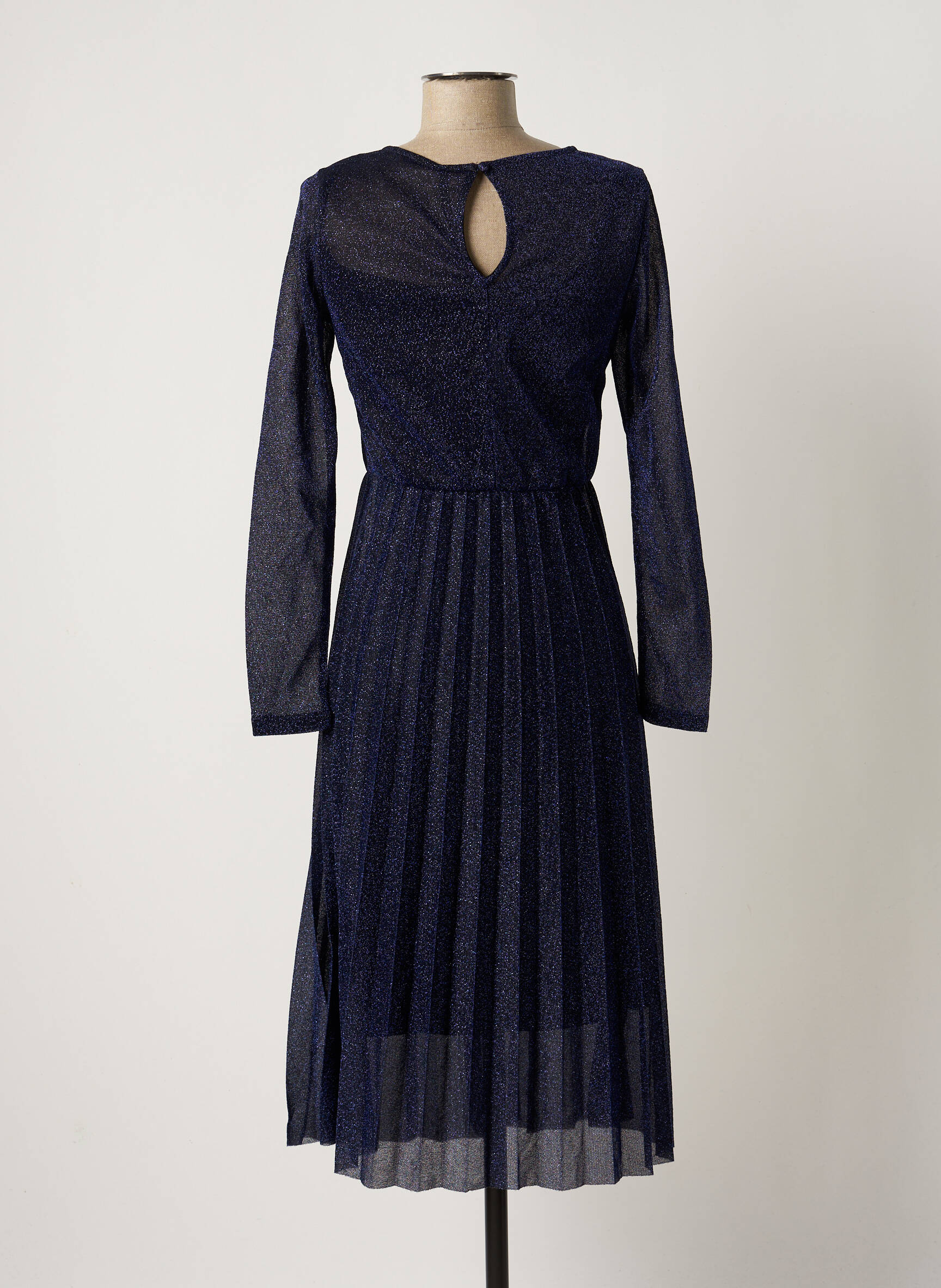 Only Robes Mi Longues Femme couleur bleu