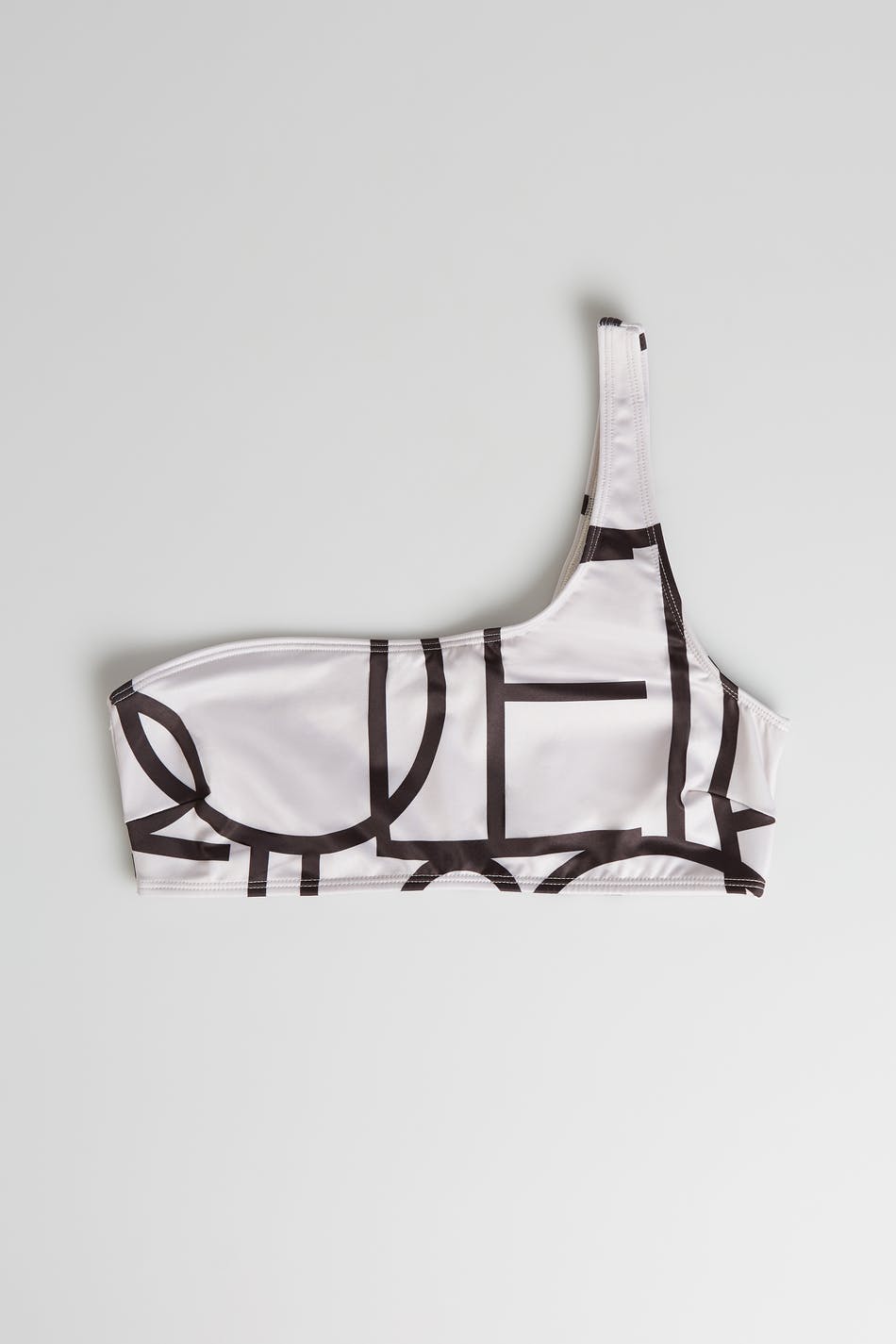 Nina one shoulder bikini top