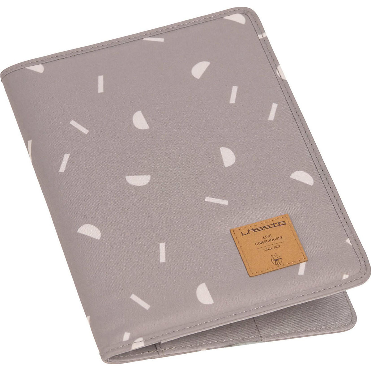 Mutterpasshülle Mum's Organizer Soft Stripes taupe