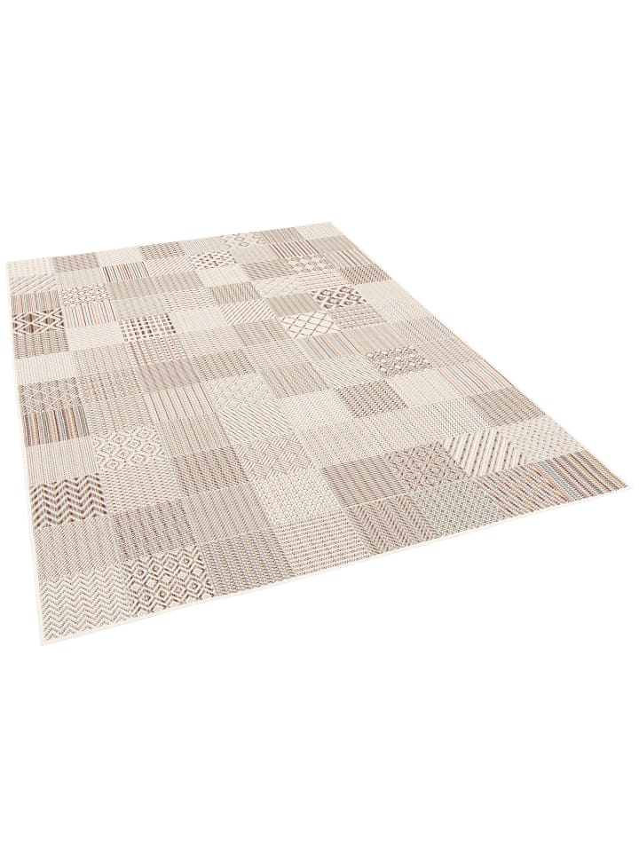 Pergamon In & Outdoor Teppich Flachgewebe Campus Trend in Beige günstig kaufen