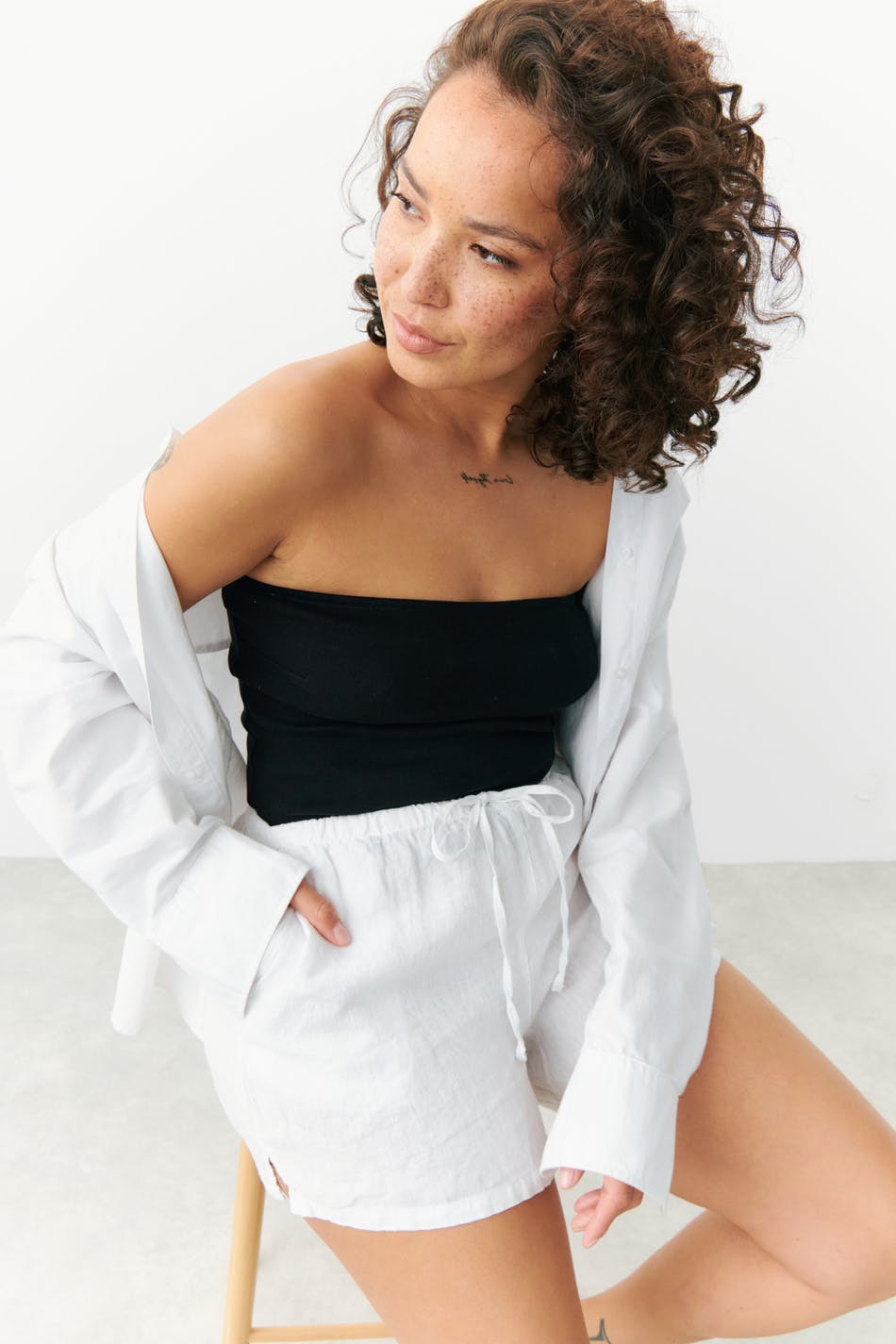 Disa linen shorts