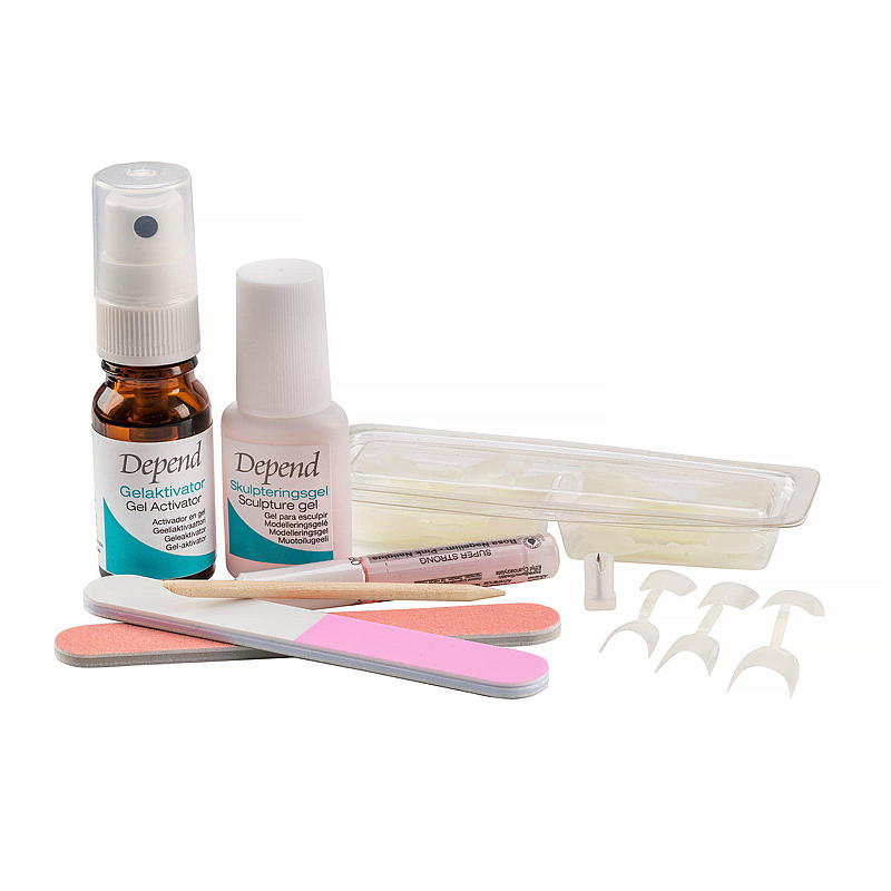 Depend Løsnegler gelekit french/natural look