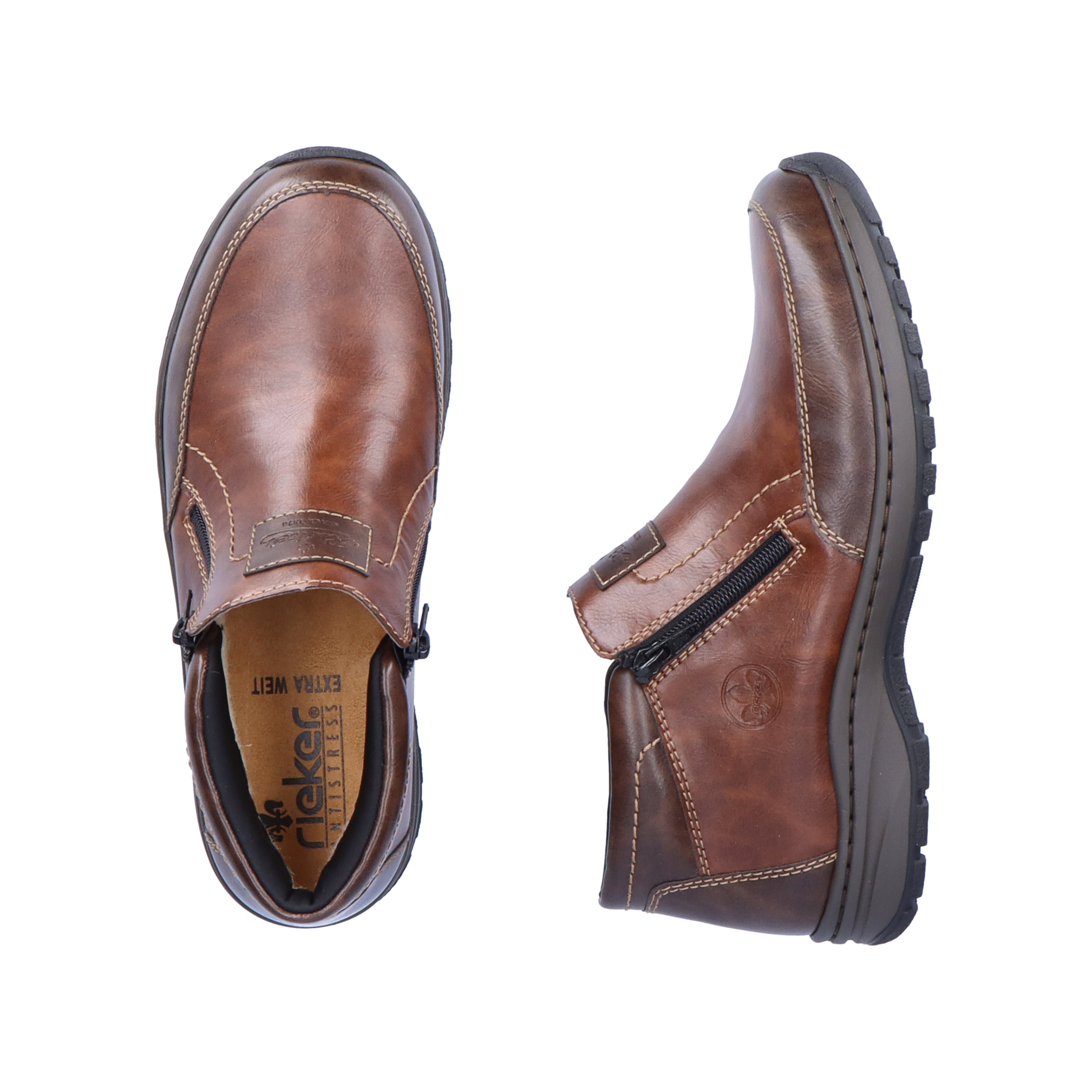 Rieker Herren Slipper nussbraun