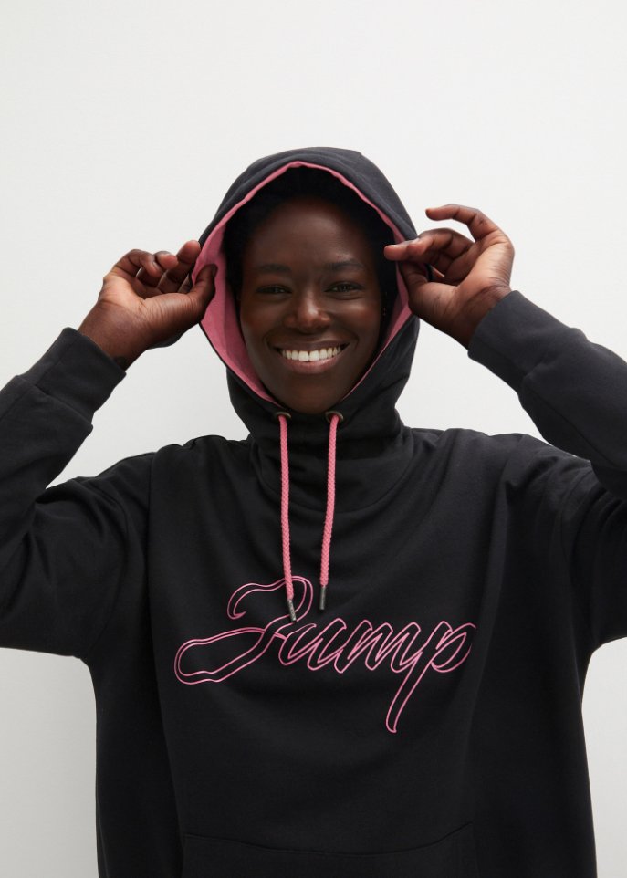 Oversize Sweatshirt mit Kängurutasche