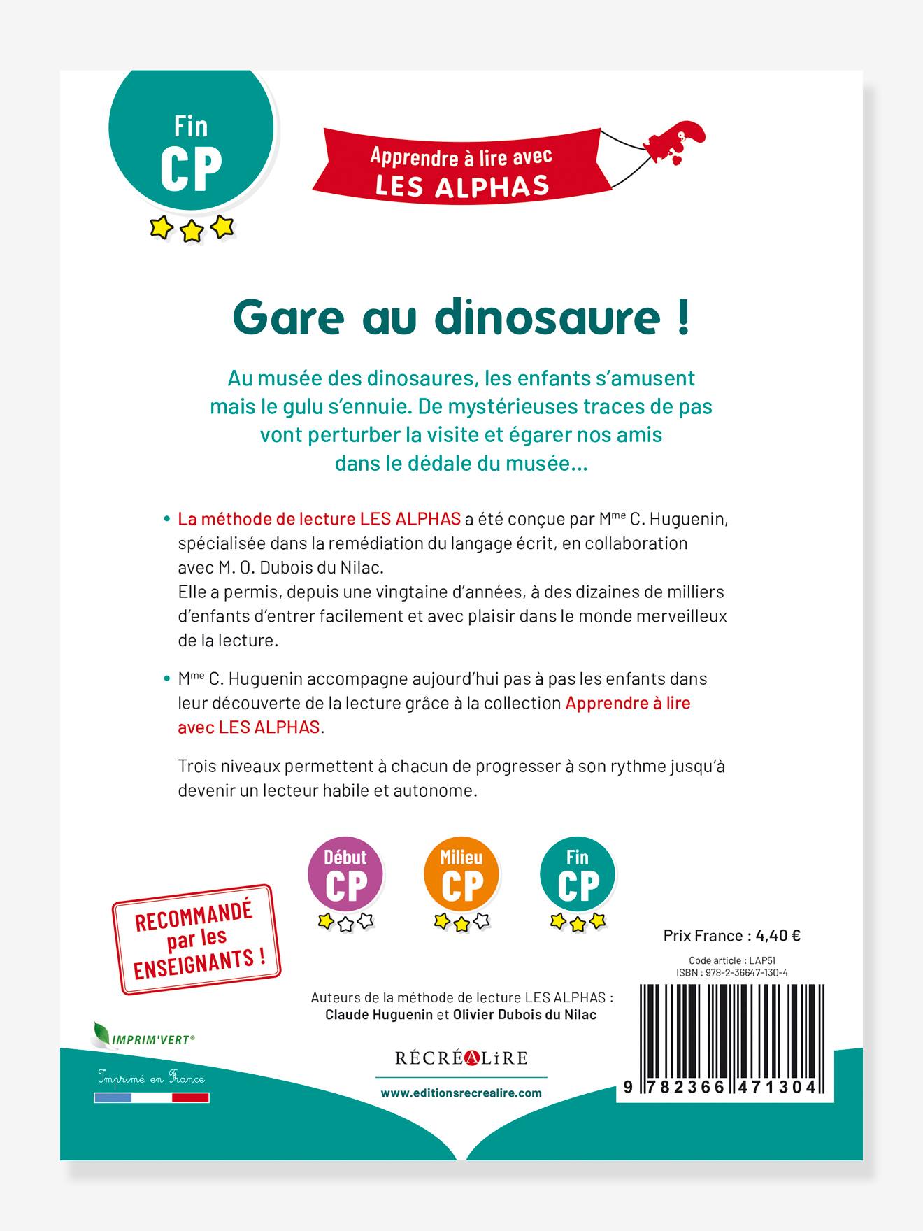 Gare au dinosaure ! RÉCRÉALIVRE vert