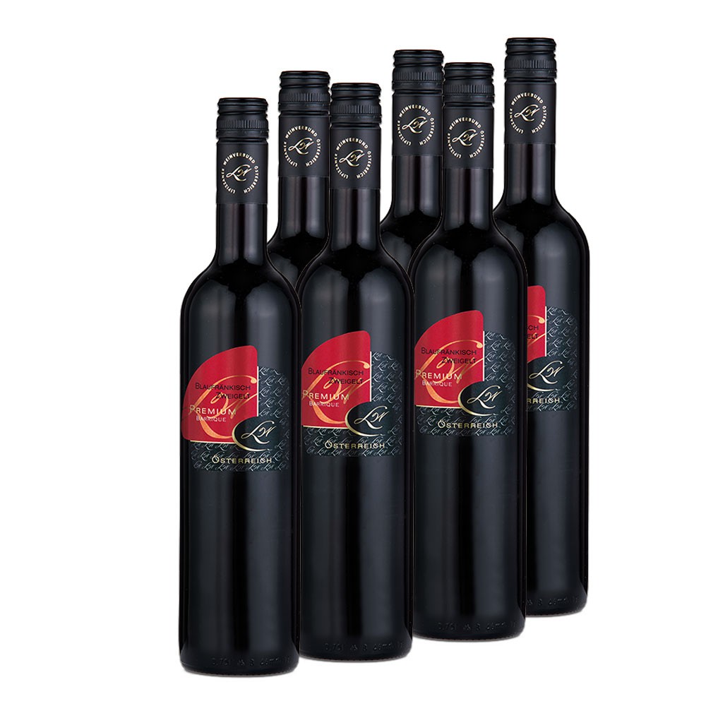 Global Wines Blaufränkisch Zweigelt Premium Barrique 0,75l - 6er Karton