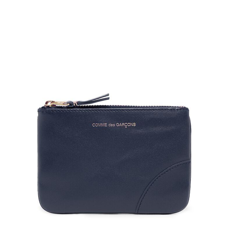Comme des Garcons Wallet Classic Leather Line navy