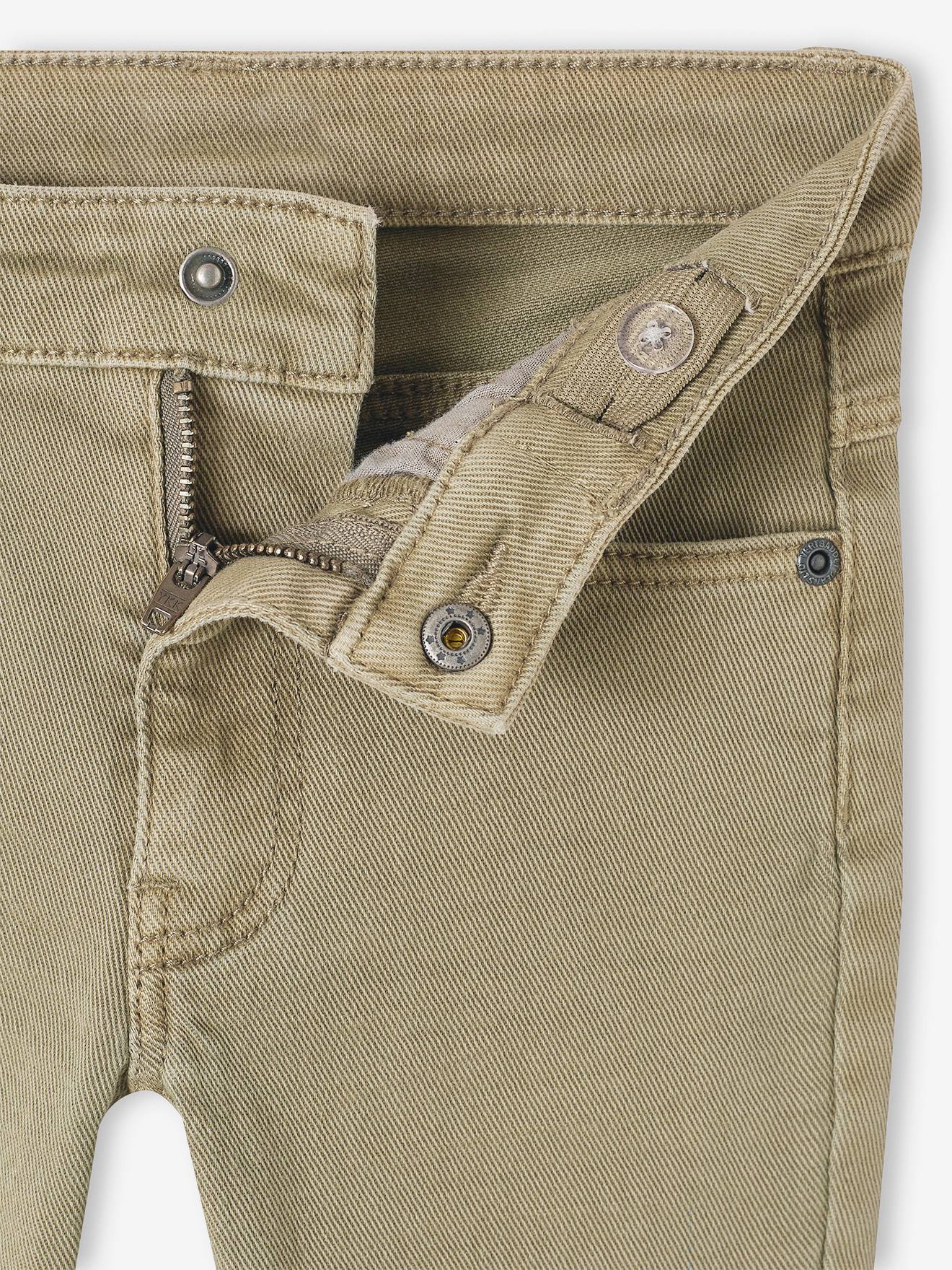 Vertbaudet Jungen Slim-Fit-Hose, Hüftweite SLIM - schokolade