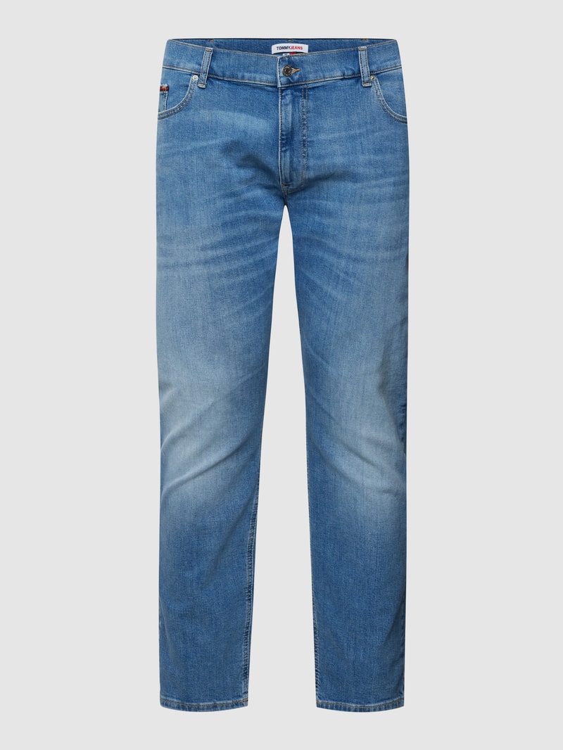 PLUS SIZE Slim Fit Jeans mit Kontraststreifen in jeans