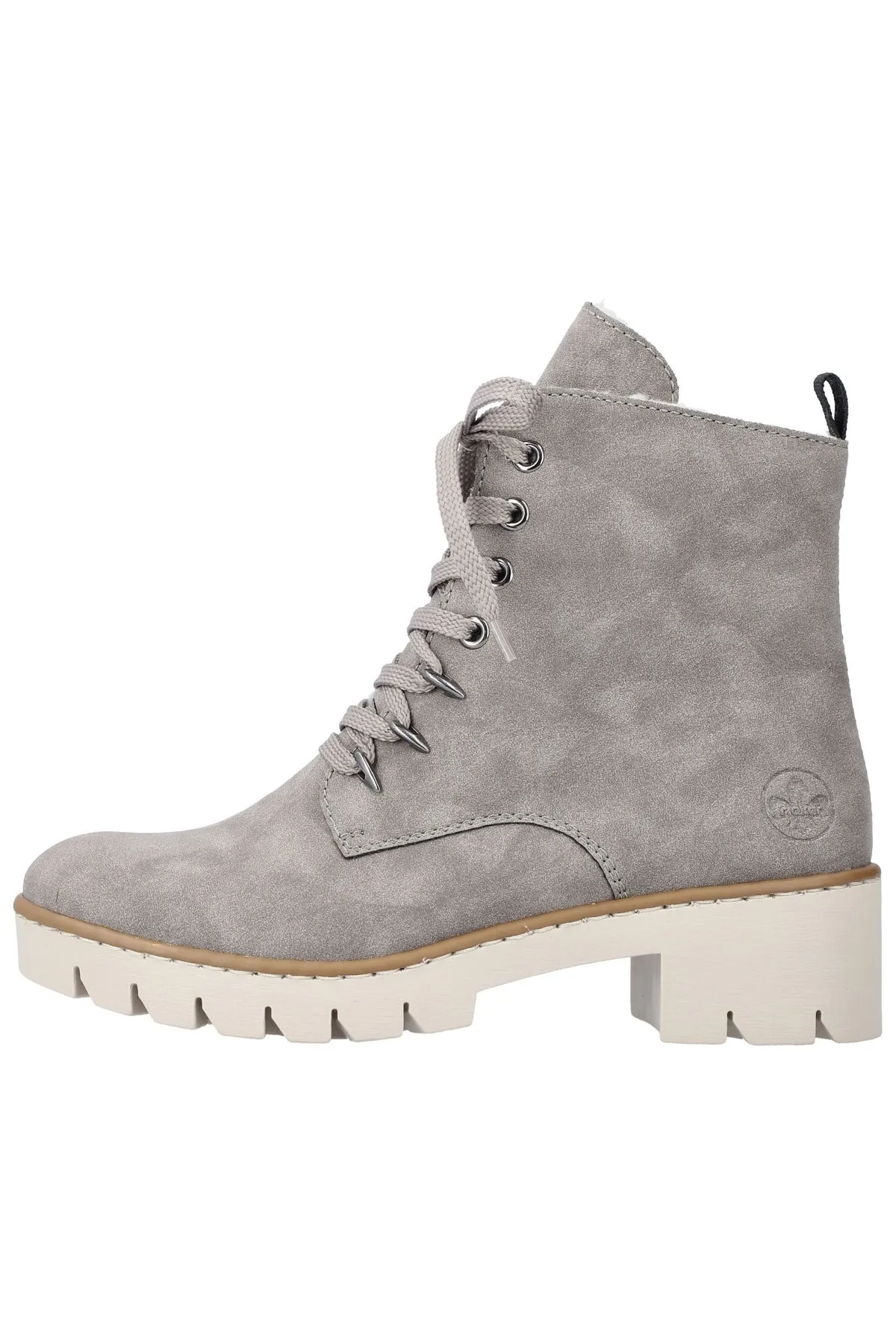 Rieker  Stiefelette - Grau - Blockabsatz