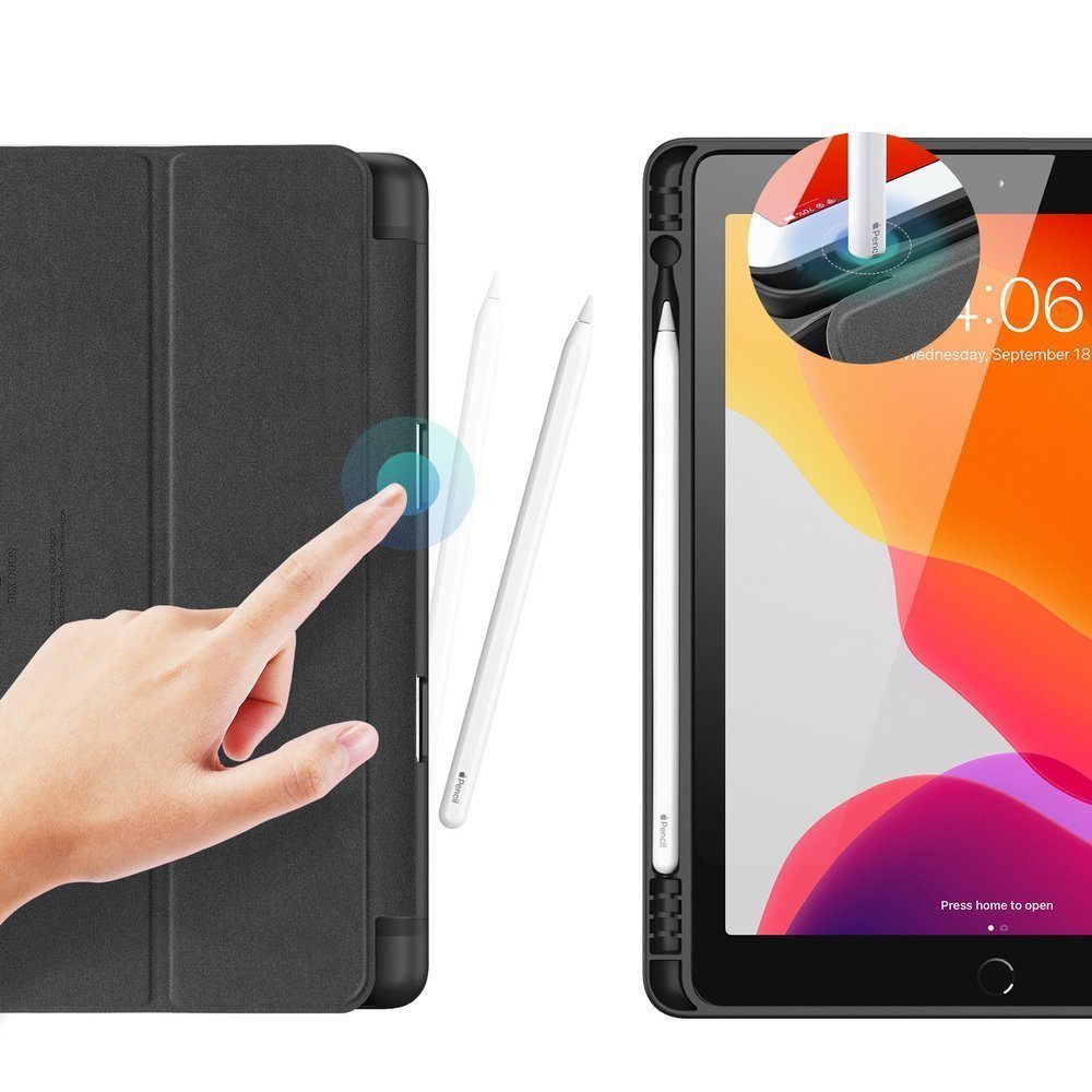 Dux Ducis Tablet-Hülle Buch Tasche Hartschale mit Smart Sleep Standfunktion kompatibel mit iPad 10.2