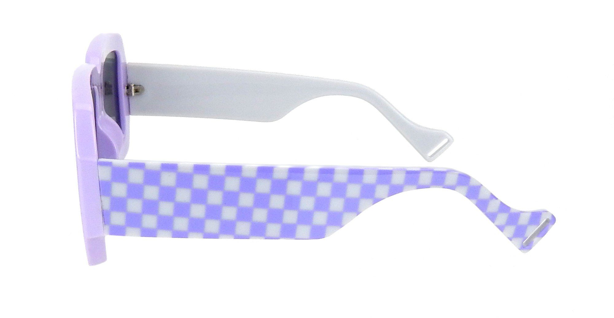 Ella Jonte Sonnenbrille Statement-Brille Trendfarbe Lila Flieder im Stoffetui UV 400