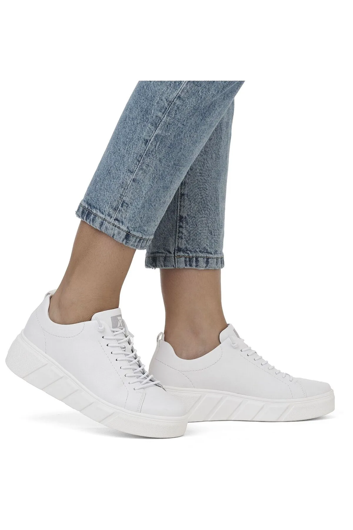 Rieker  Sneaker - Weiß - Flacher Absatz
