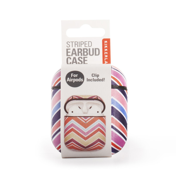 STRIPED EARBUD CASE