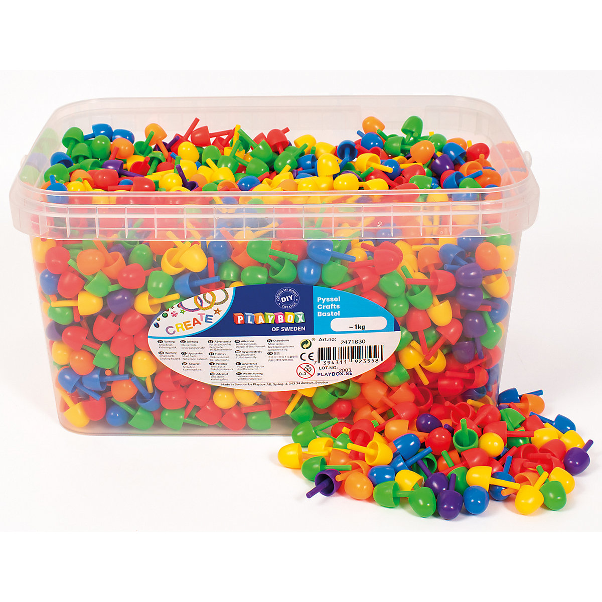 Steckmosaik 15 mm, 1 kg